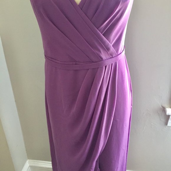 David's Bridal Lavender Special Occasion Dress Size 10 - Picture 3 of 7